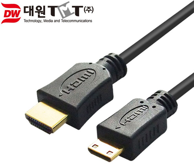 모니터 케이블 HDMI to MINI HDMI Ver1.4 케이블 3M, 1개, 1