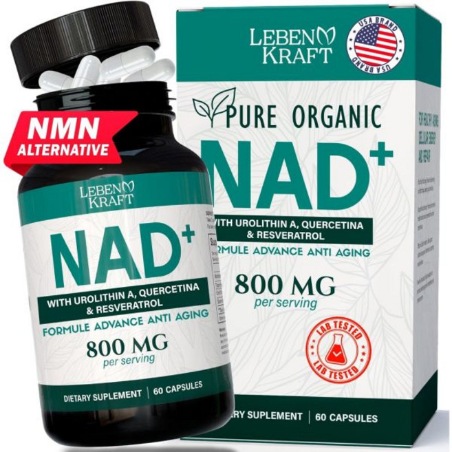 NAD Supplement Pure | NMN Supplement Alternative | Boost Energy & Cellular Health | Urolithin A R, NAD Supplement Pure | NMN Supp