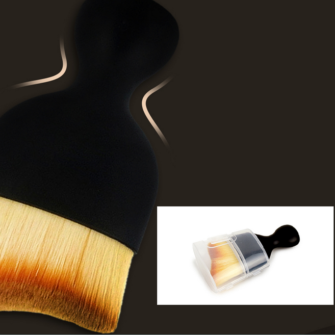 해피J보따리 차량용 먼지털이개 휴대용 미세모 브러쉬 자동차송풍구 키보드 노트북 다용도 틈새청소브러쉬, 1개