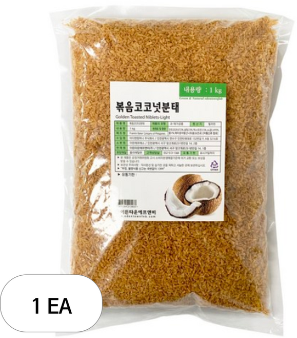 이든타운에프앤비 볶음코코넛분태, 1kg, 1개