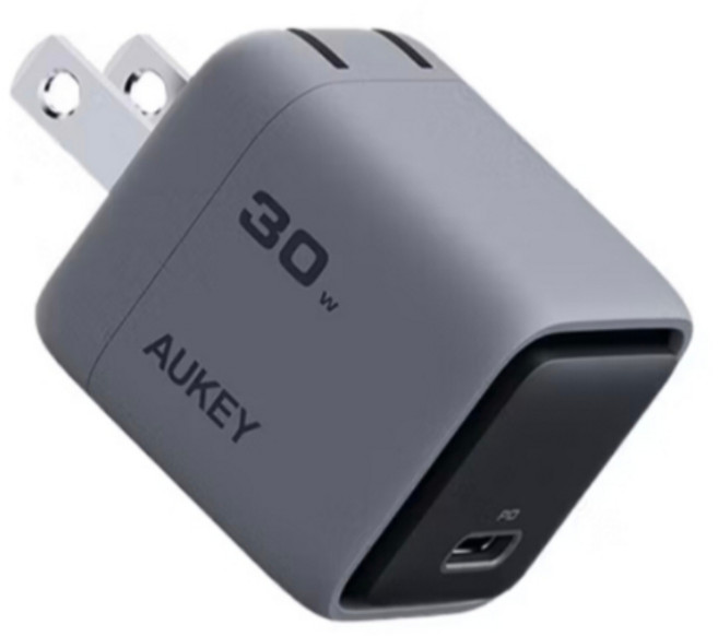 AUKEY C1 30W 氮化鎵充電器 (PA-C1) Type C 快充, 1個, 全新原裝, N/A