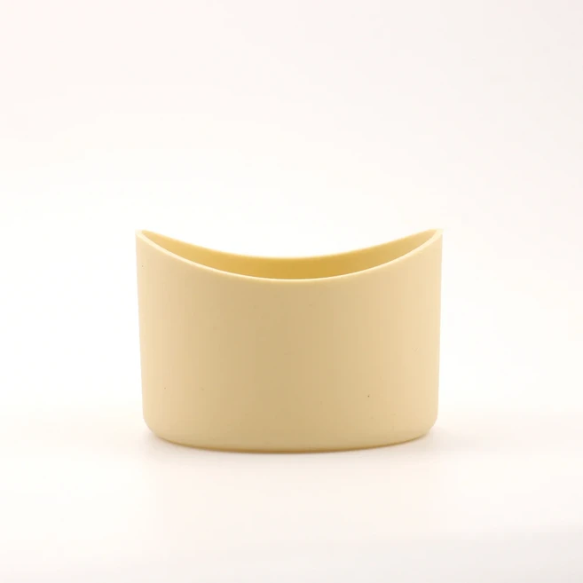 6/6.5cm 보호용 실리콘 부츠 슬리브 12oz-40oz 물병과 호환 가능 텀블러 미끄럼 방지 바닥 커버, [00] 6.5cm dia, 07 beige, 1개