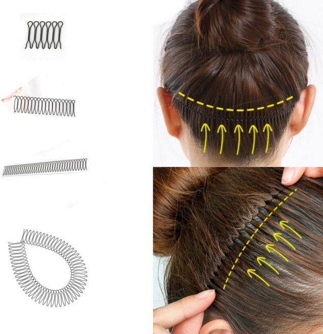 잔머리핀 잔머리정리 고정핀 뒤잔머리 정리핀 헤어 올림머리 실핀 얇은 철사 머리띠 3.5cm 10cm 20cm 30cm