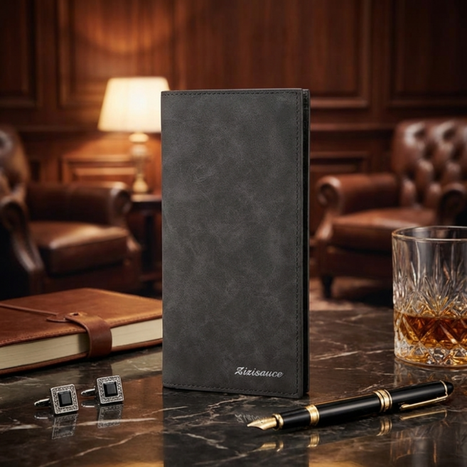 윌로우랩 골프 현금 지갑 라운딩 장지갑 고급 남성 여성 심플 가죽 지갑