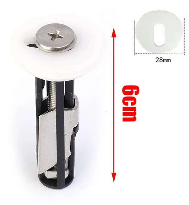 변기 패스너 볼트 범용 스테인레스 스틸 물 탱크 볼트 힌지 나사 개폐식 화장실 뚜껑 커버 볼트 고정 부품, 01 Gasket 28mm