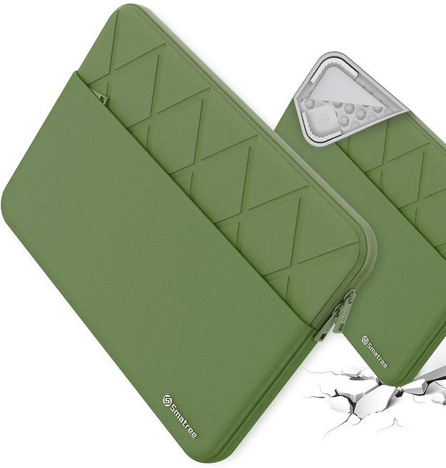 ASUS TUF 게이밍 A16 2025/2024용 Smatree 16인치 노트북 슬리브 ASUS ProArt Studiobook Pro 16 OLED W7604/ Studiobo, Elite-Green, 9 for ASUS 14 inch (E420)