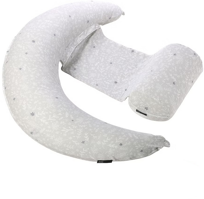 六甲村 Mammy Village 全方位孕婦哺乳枕 經典舒棉防螨 3M防潑水技術 多功能月亮枕, 防螨抗菌 時而溫柔