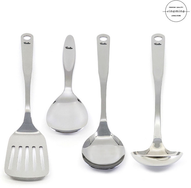 휘슬러 패션 키친툴 4종 세트, 국자 + 서빙스푼 + 뒤집개 + 주걱, 1세트