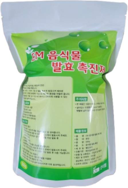 EM 음식물 발효촉진제 500g 퇴비용 퇴비제조용 미생물 분말가루 이엠 발효제, 1개