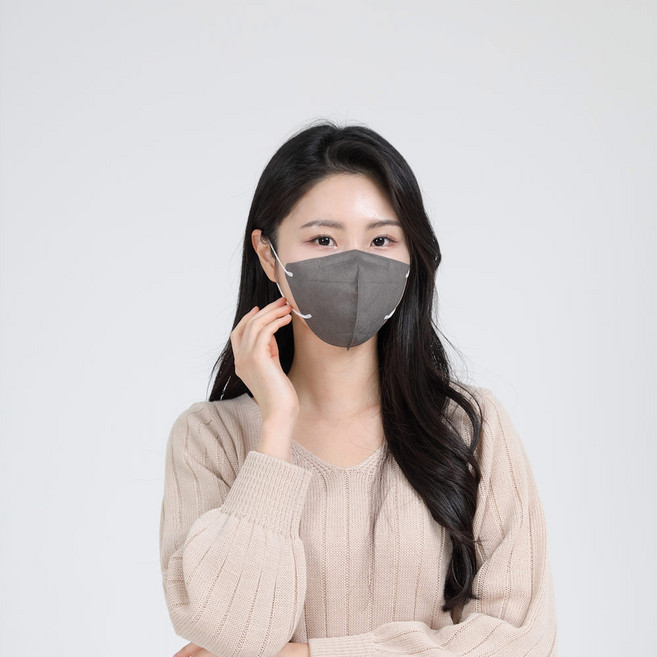 에이비씨 데일리 황사방역용 마스크 대형 KF94, 10개입, 10개, 진한회색