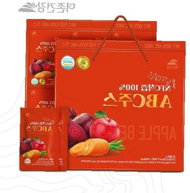 천연 사과 석류 베리 혼합 착즙 음료 영양 주스 선물 세트, 1개