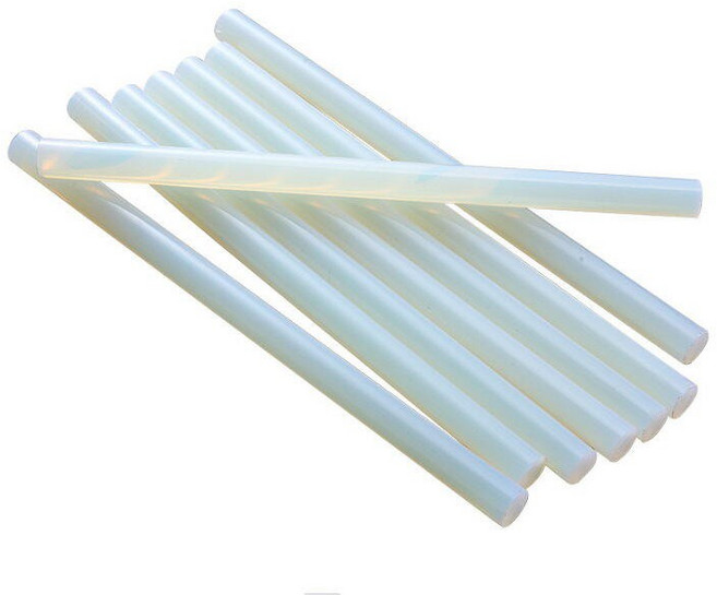 熱溶膠條 手工藝DIY適用, 10個, B160B-特粘乳白膠條 7x250mm