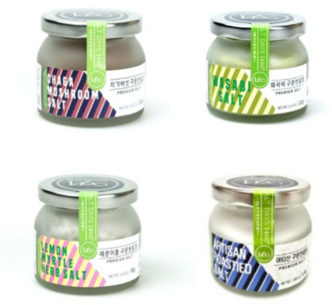 [솔트앤 구운천일염] 차가버섯 구운소금 레몬머틀 구운소금 와사비 구운소금, 1개, 100g