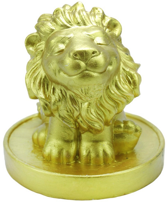 라푸유 라이온킹 피규어 사자 LION 피규어 프라모델 라이온 모형 어른장난감 주말생활 여친선물 귀여운 심바피규어, 1개, 골든