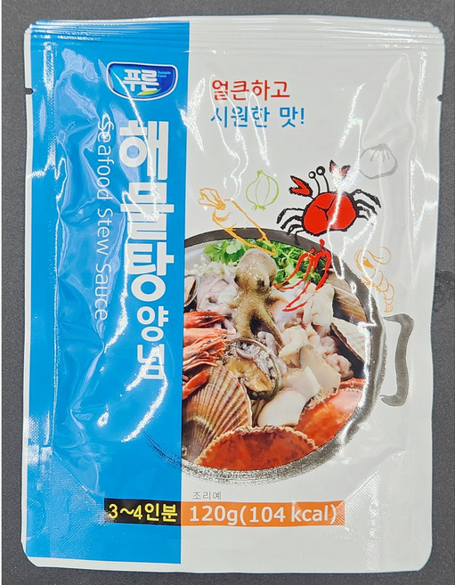 푸른 해물탕용양념120g X 10ea (각) / 해물탕소스 꽃게탕 조개탕 얼큰한국물 국물 육수 탕, 120g, 10개