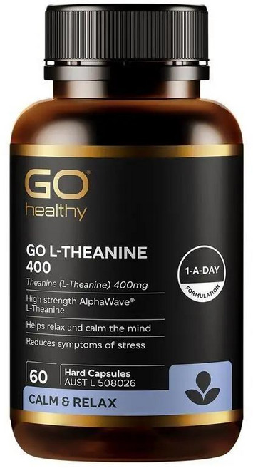 호주 고헬씨 GO Healthy L-Theanine 400 엘테아닌 400 캡슐, 1개, 60정