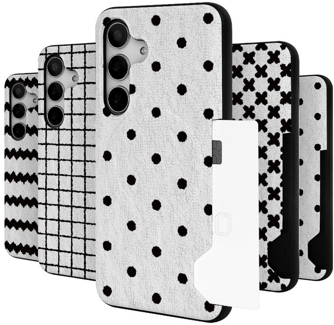 이케미 몽글 그래픽 맥세이프 기능 슬라이드 카드범퍼 케이스