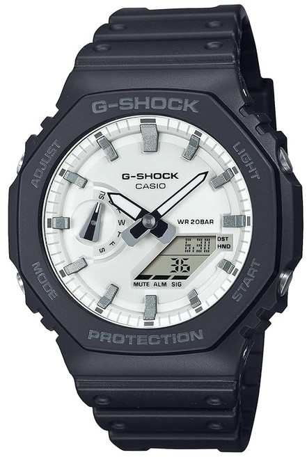 CASIO 카시오 G-SHOCK GA-2100WD-1AJF 손목시계 블랙 앤 브릴리언트 화이트