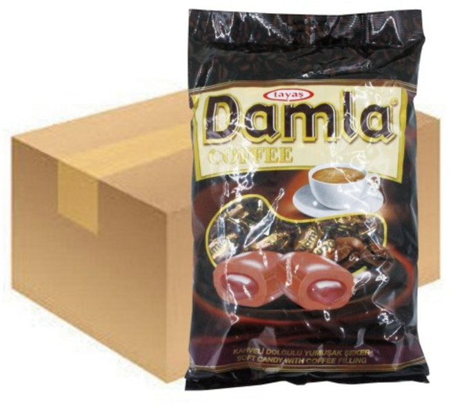 담라 커피 소프트 캔디 1kg 8개입 1박스 츄잉 캔디 무, 8개