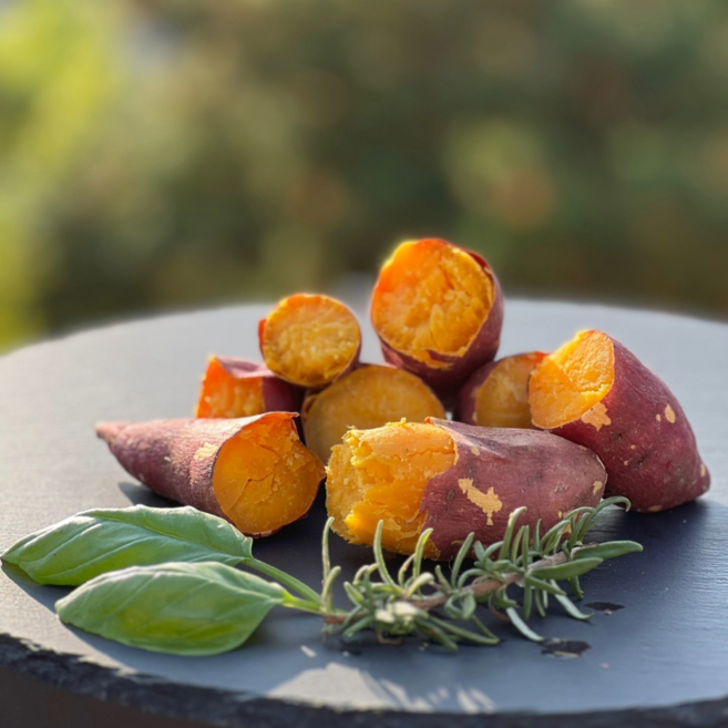 [돌마리상회] 호박고구마 꿀고구마 꿀밤 해남고구마 베니하루카 산지직송, 1박스, 밤고구마(중상)/3kg