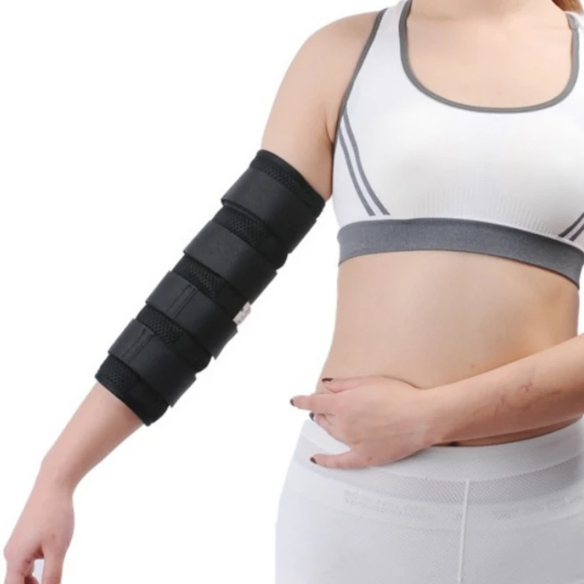 BLK 견고한 엘보우 고정 보호대 팔꿈치 벨크로 아대, 1개 - 쿠팡