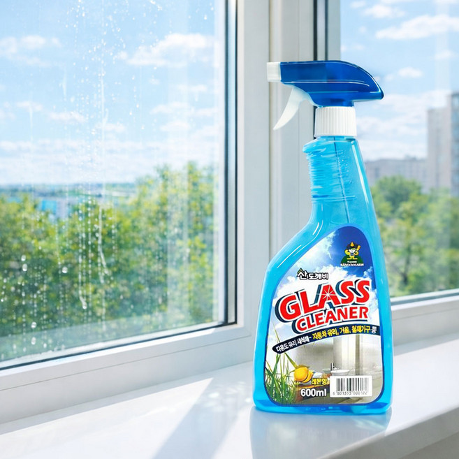 산도깨비 유리 세정제, 600ml, 3개