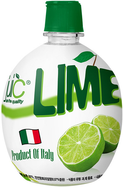 쥬시 라임주스 200ml, 1개