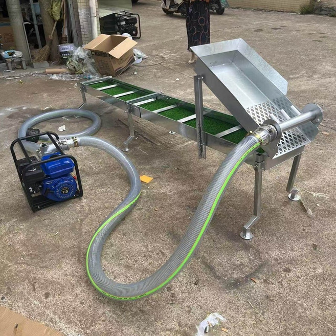 사금채취 패닝 채굴 추출 선별기 슬루이스 도구 채집 장비 기계 금채굴기계, 03.직경 3인치 펌프 (폭35cm 길이2m)