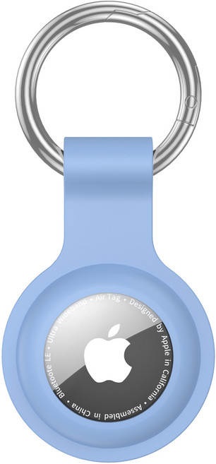 애플 에어태그2 보호 케이스, 1개, 연하늘색