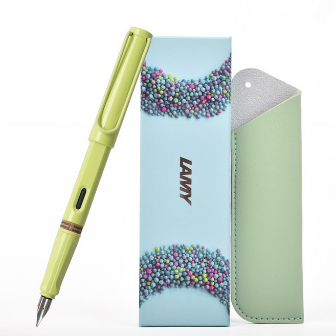 LAMY 사파리 만년필 딜라이트, 스프링그린, EF