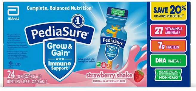 페디아슈어 딸기 쉐이크 237ml x24병 Pediasure Strawberry, 24개