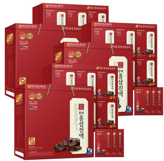 홍삼 진액 국내산 6년근 홍삼농축액 쌍화 대추 홍삼혼합추출액 어르신 명절 감사 선물, 3세트, 1.8L