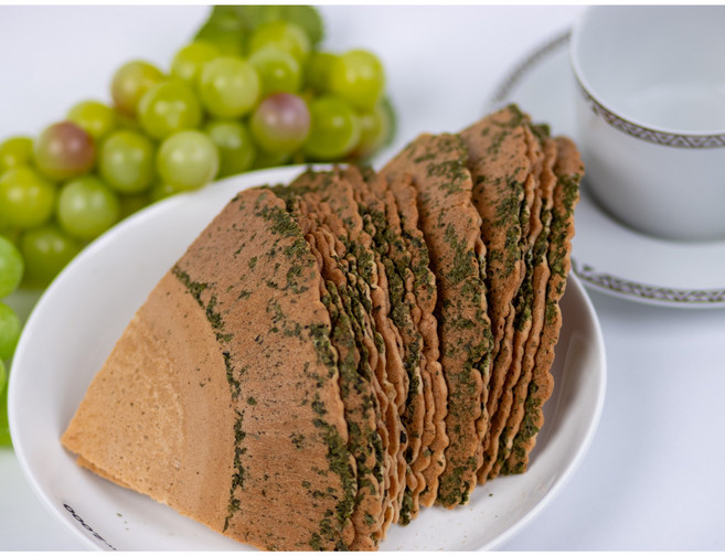 [입안 가득 고소함] 20년전통 뻥튀기곡물나라 부채전병 전통 전병 과자 부채형 웰빙 간식, 1개, 180g