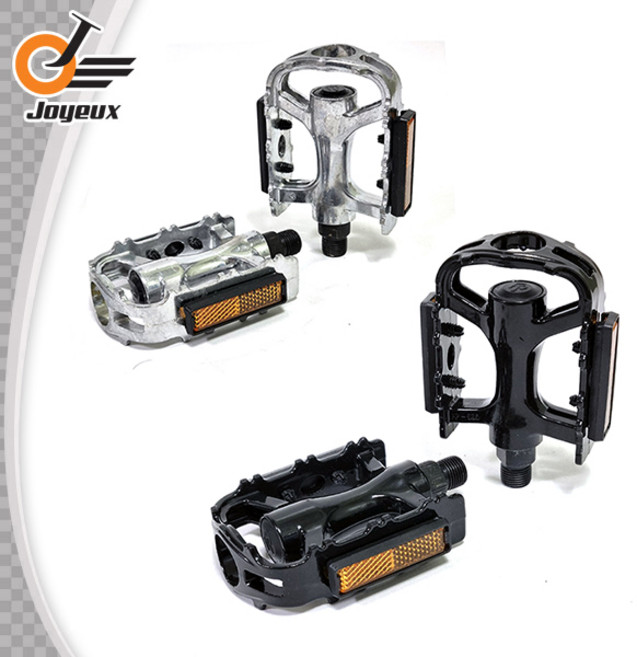 보급형 알루미늄 MTB 자전거 페달 좌우한세트, 1세트, 실버