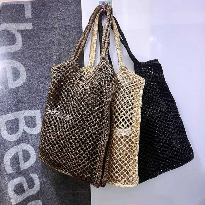 한혜진 페이퍼코드 숄더백 라홈 페이퍼그래스 대용량