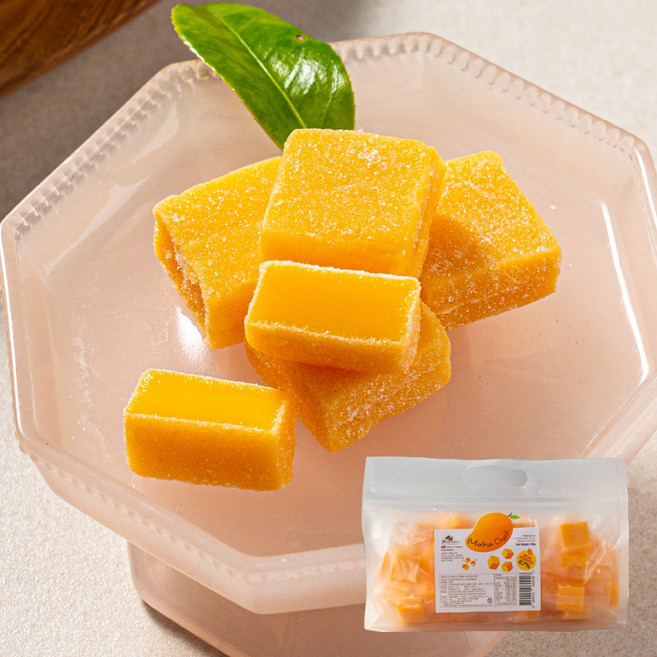 태국 마하차녹 망고젤리 망고퓨레 67% 200g 무지개 망고 외 코코넛 리치 과일 젤리 골라담기, 1개