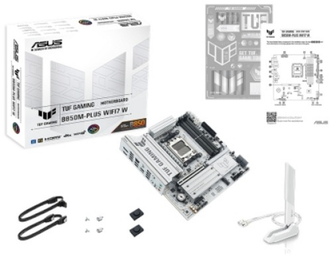 [ASUS] TUF Gaming B850M-PLUS WIFI7 W 대원씨티에스 (AMD B850/M-ATX)