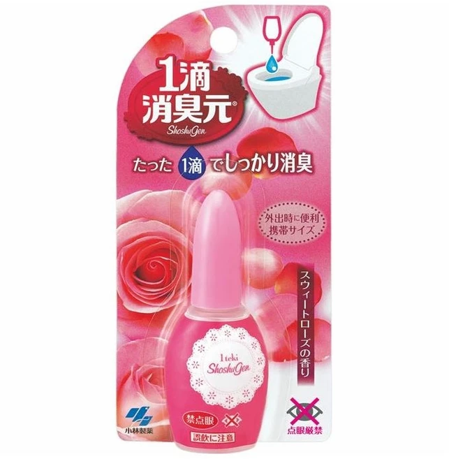고바야시 쇼슈겐 화장실 변기 악취제거 방향제 에티켓 한방울의 기적, 20ml, 2개, 스위트로즈 - 쿠팡