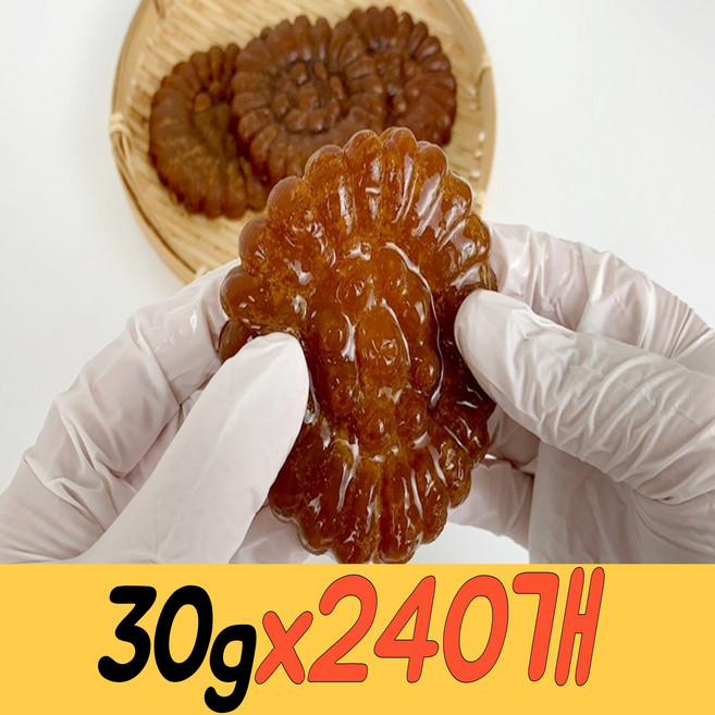 장인명과 궁중 호박 찹쌀 조청약과, 30g, 240개