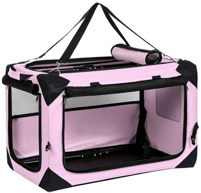 일상감각 자동차 고양이 케이지 개 이동가방 여행 켄넬, 82x58x58 후방좌석 적재 가능 중량 37.5kg, 1개