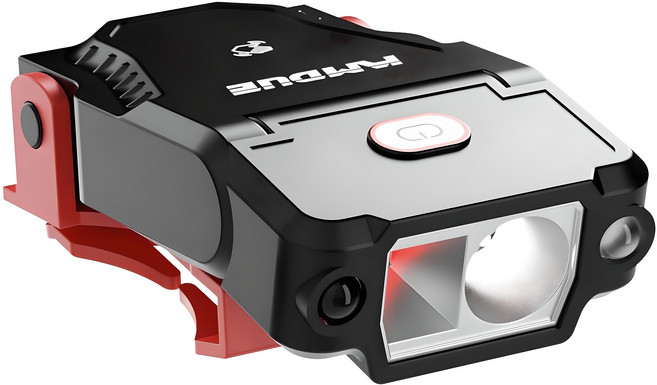 아이엠듀 충전식 모션센서 LED 캡라이트 헤드 랜턴, 혼합색상, 1개