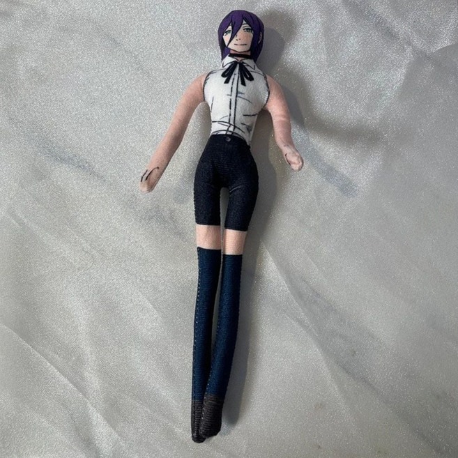 체인소맨 병맛 인형 웃긴 캐릭터 키링 봉제 인형 굿즈, 1개, 레제, 28cm