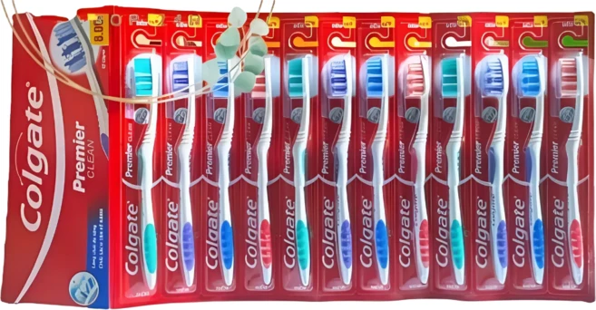 콜게이트 칫솔 프리미어 엑스트라 클린 12개의, 12개 - 쿠팡