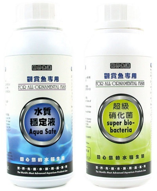 世界先進 水質穩定液與超級硝化菌組合, 1個