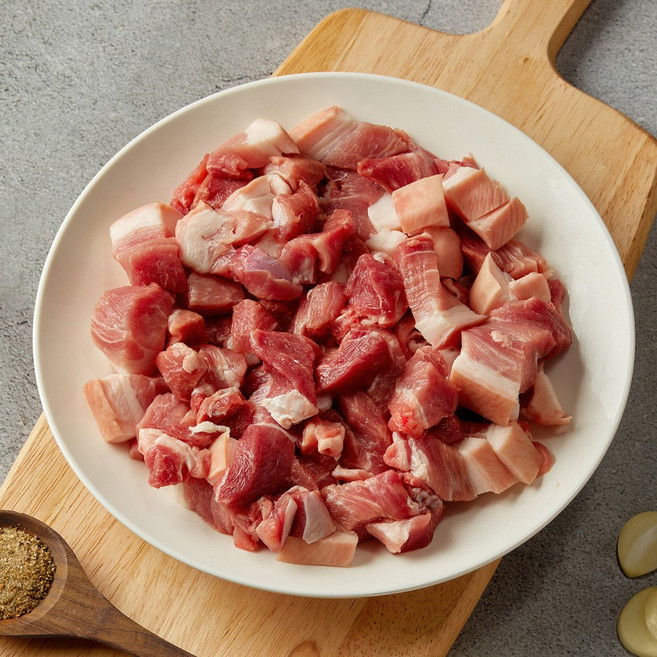 국내산 냉장 한돈 찌개용 돼지고기, 1개