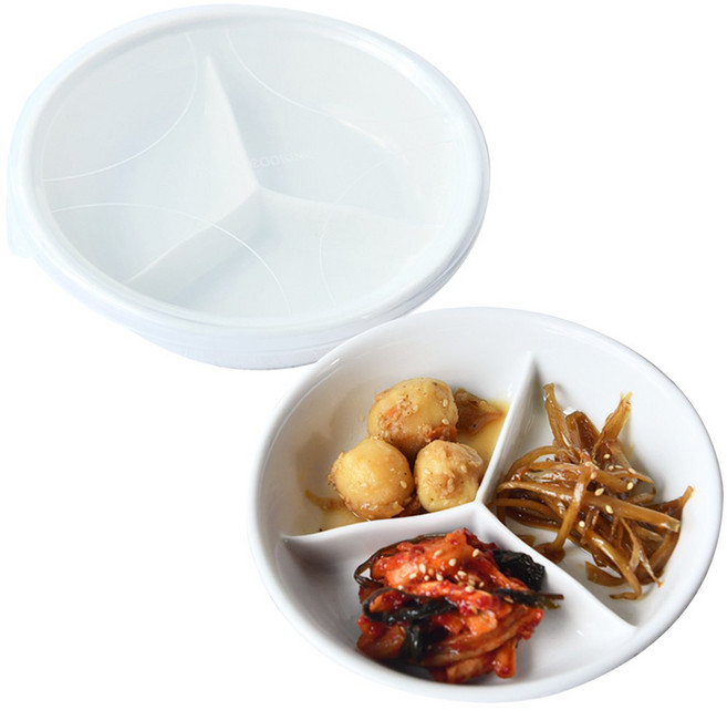 도자기 나눔 반찬통 2p세트, 1세트