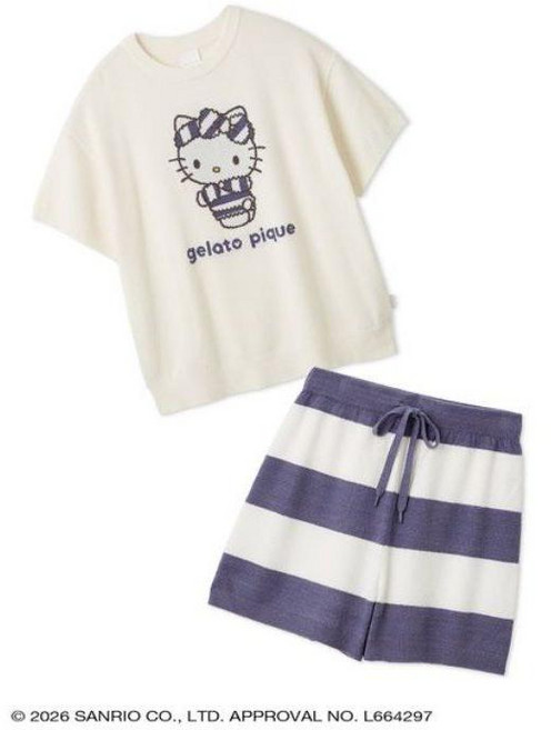 젤라또피케 x 산리오 소프트 상하의 세트 헬로키티 시나모롤 4color 일본