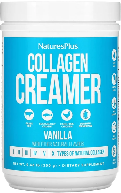 NaturesPlus 콜라겐 크리머 바닐라 맛 300g(0.66lb), NaturesPlus콜라겐크리머바닐라맛300g066lb, 300g, 1개 - 쿠팡