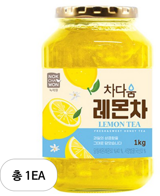 녹차원 차다움 레몬차, 1kg, 1개입, 1개