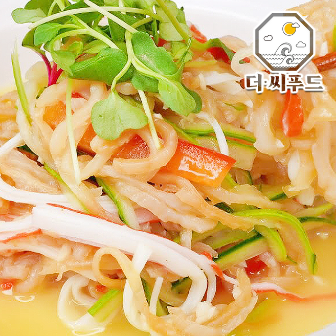 해파리 백색 황색 염장 해파리냉채 소스 무침 양장피 샤브샤브, 황색 해파리, 1개, 1kg